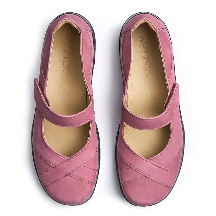 Hotter Hope Shoes Dark Rose