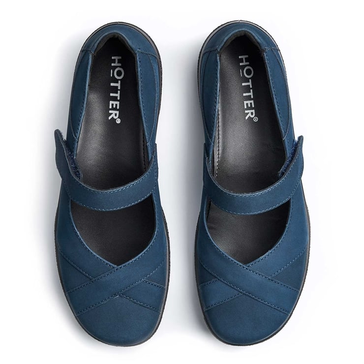 Hotter Hope Shoes French Navy