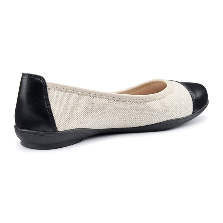 Hotter Ivy Shoes Beige / Black