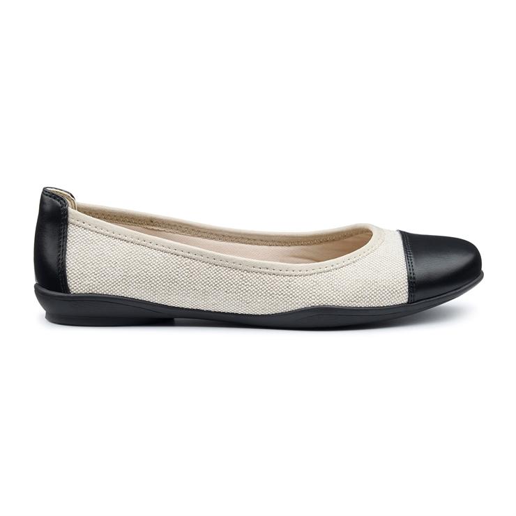 hotter Ivy Shoes Beige / Black