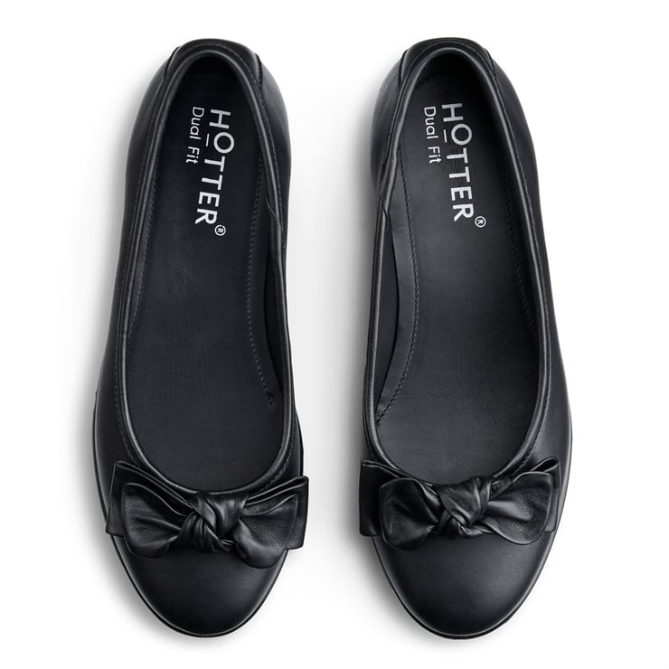 Hotter Jade Shoes Black