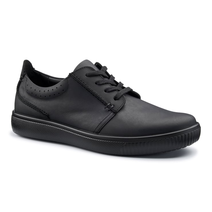 Hotter Jasper Trainers Black Nubuck
