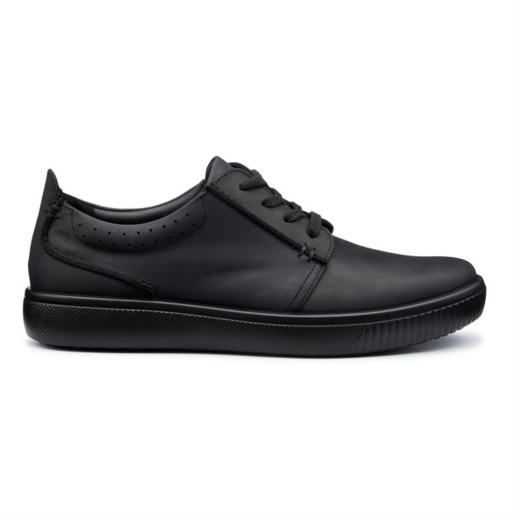hotter Jasper Trainers Black Nubuck