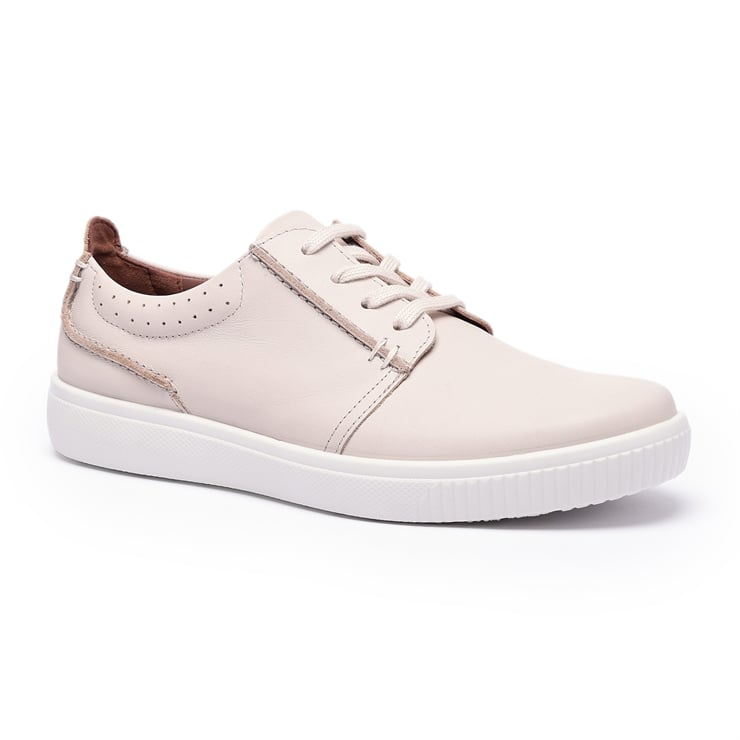Hotter Jasper Trainers White Sand