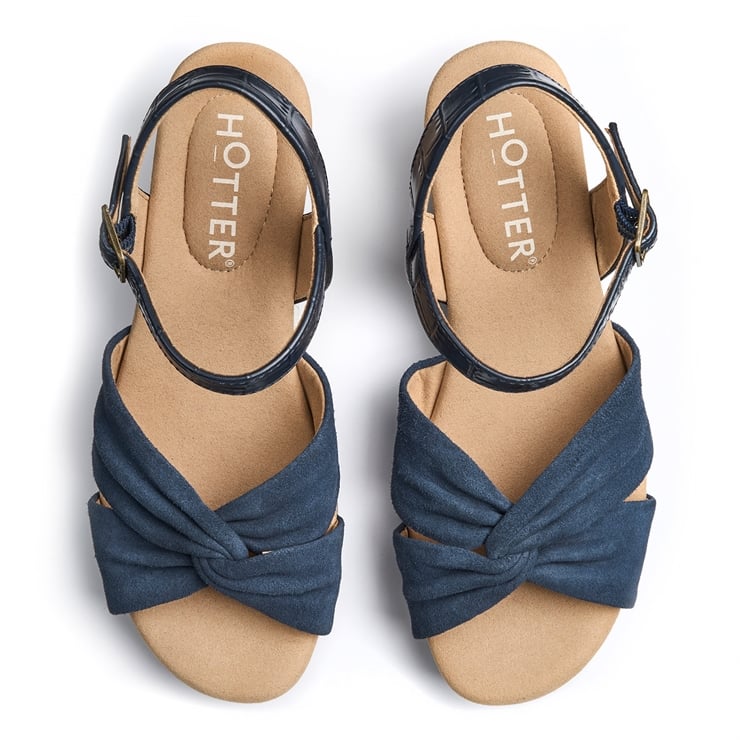 Hotter Java Sandals Navy