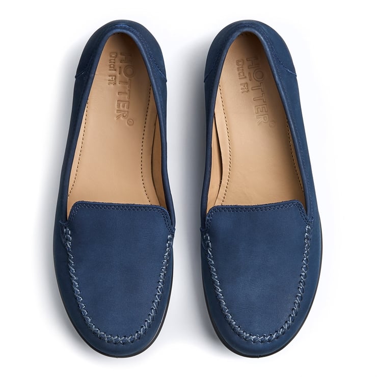Hotter Jazz Shoes French Navy