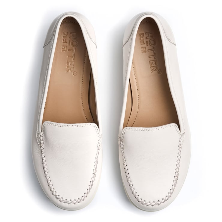 Hotter Jazz Shoes White Sand