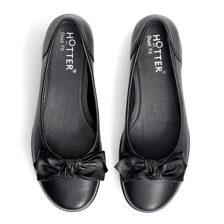 Hotter Jewel Shoes Black