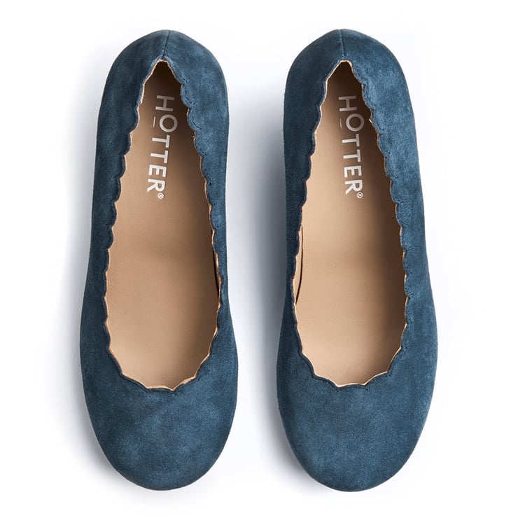 Hotter Jive Heels Aquatic Blue