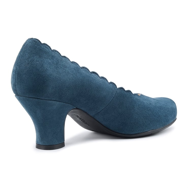 Hotter Jive Heels Aquatic Blue