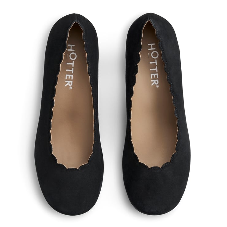 Hotter Jive Heels Black