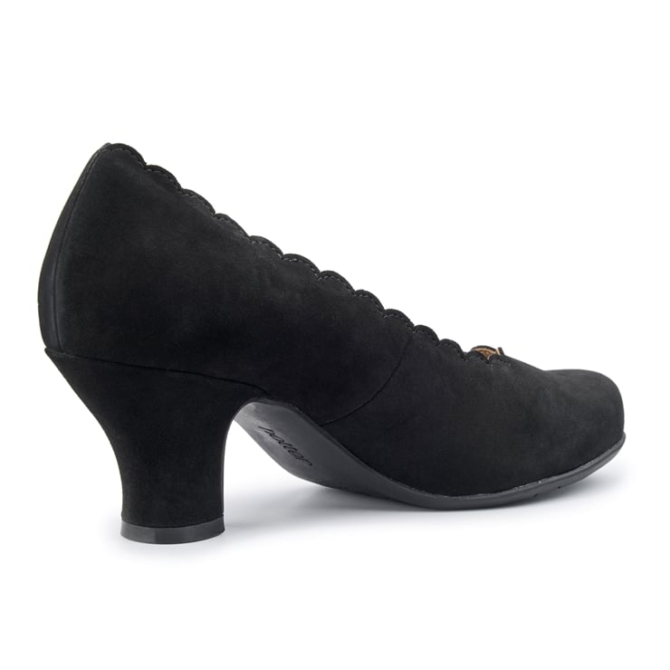 Hotter Jive Heels Black