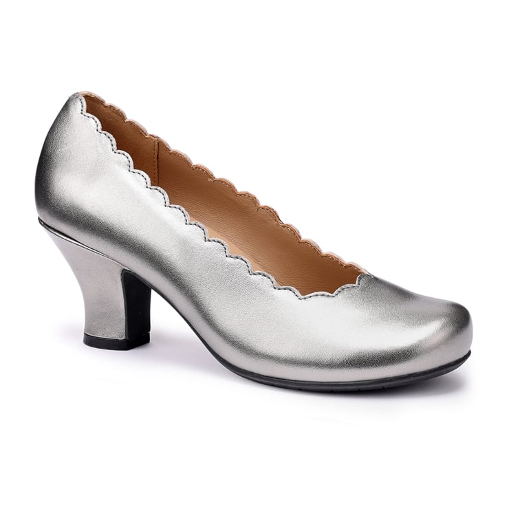Hotter Jive Heels Pewter