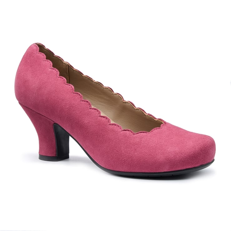 Hotter Jive Heels Pink