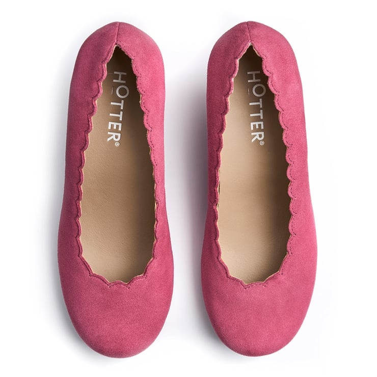 Hotter Jive Heels Pink