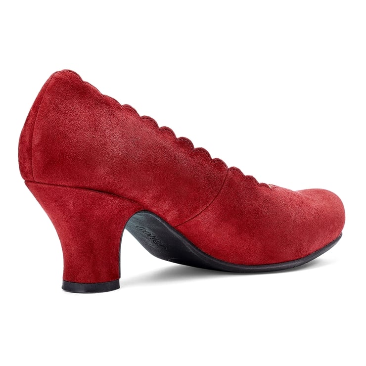 Hotter Jive Heels Red Pear