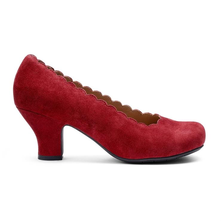 hotter Jive Heels Red Pear