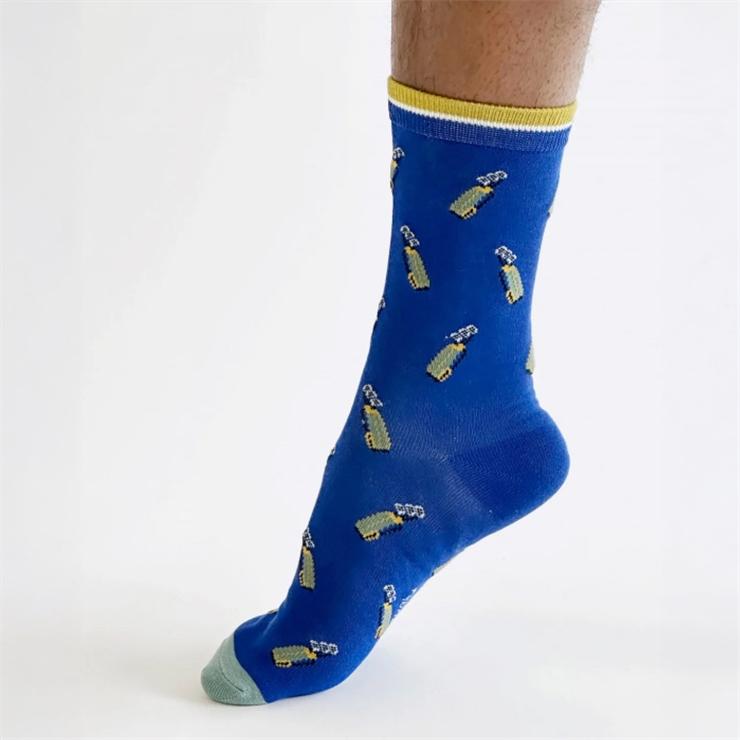 hotter Keane Golf Bamboo Socks Dusky Blue