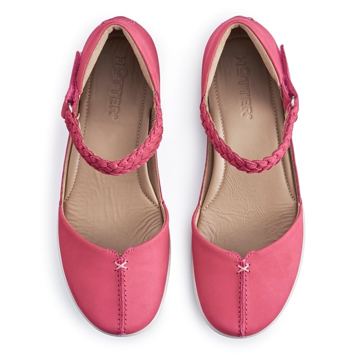 Hotter Lake Shoes Bright Pink