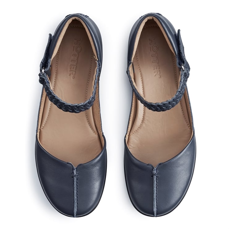 Hotter Lake Shoes Denim Navy