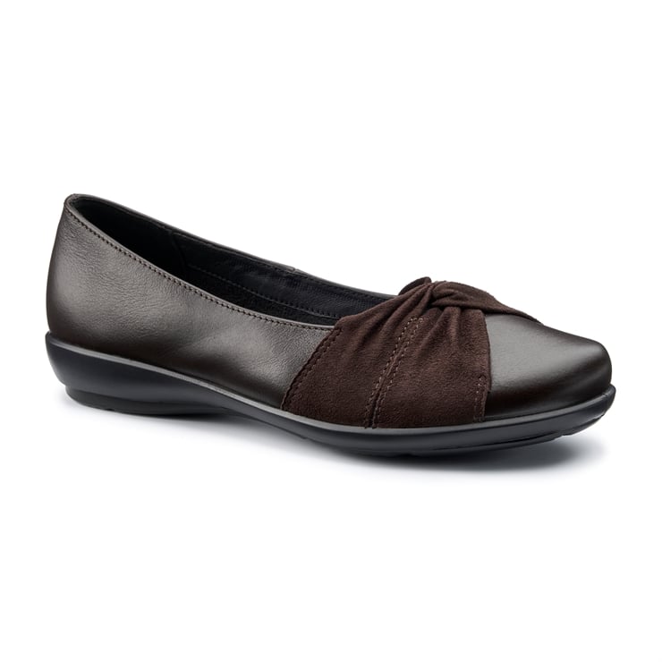 Hotter Lark Shoes Chocolate