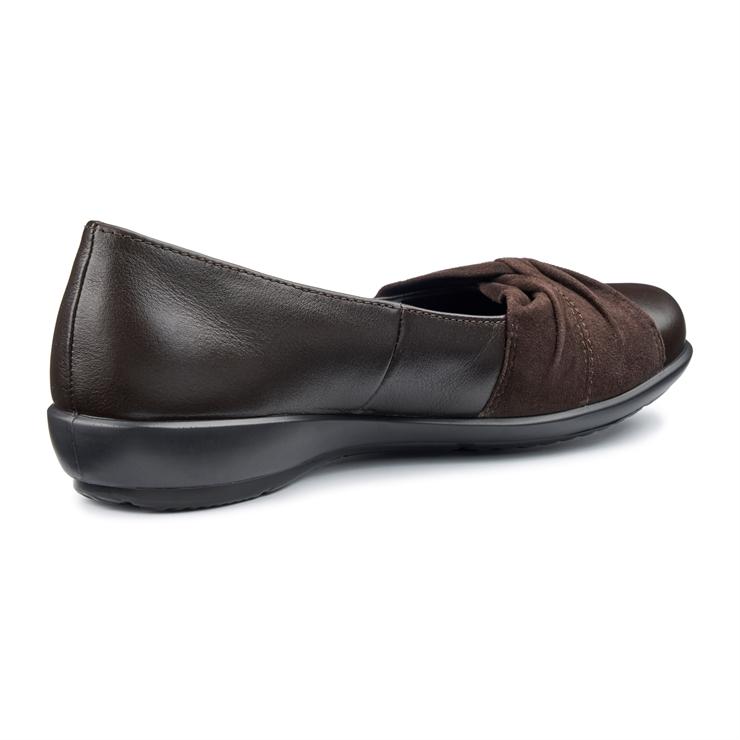 Hotter Lark Shoes Chocolate