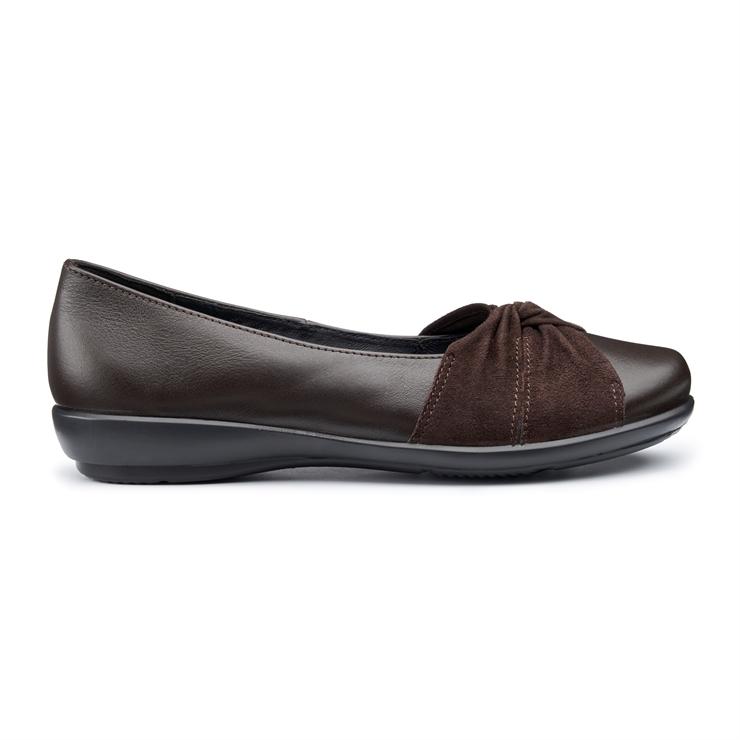 hotter Lark Shoes Chocolate