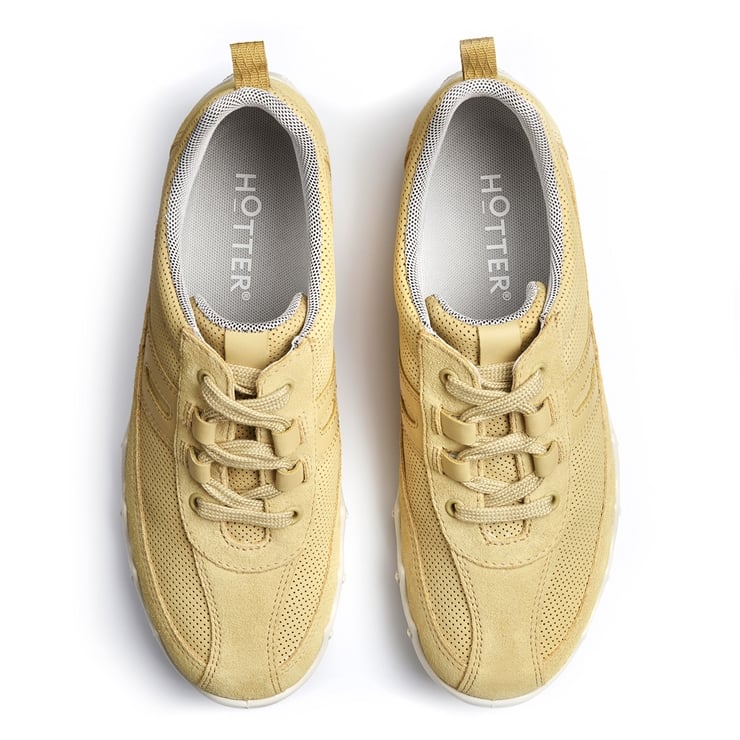 Hotter Leanne II Trainers Amber Yellow