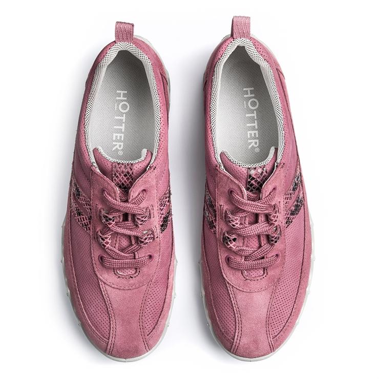 Hotter Leanne II Trainers Dark Rose