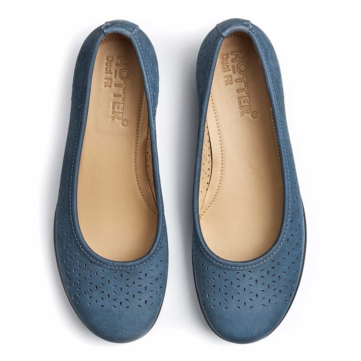 Hotter Livvy II Shoes Aquatic Blue