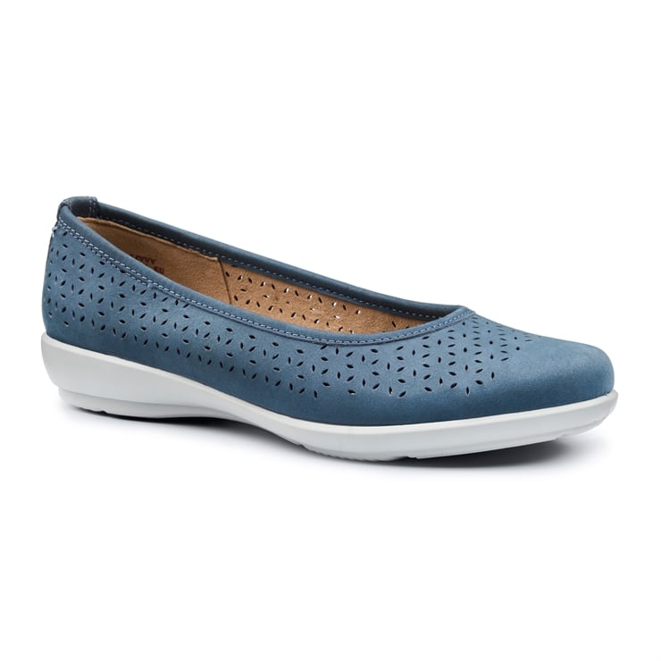 Hotter Livvy II Shoes Aquatic Blue / Grey