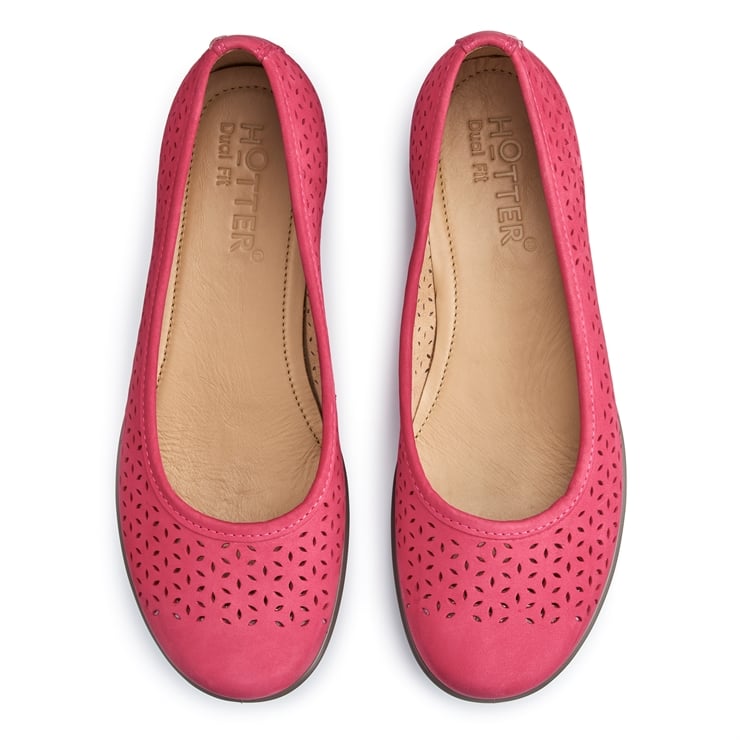 Hotter Livvy II Shoes Bright Pink
