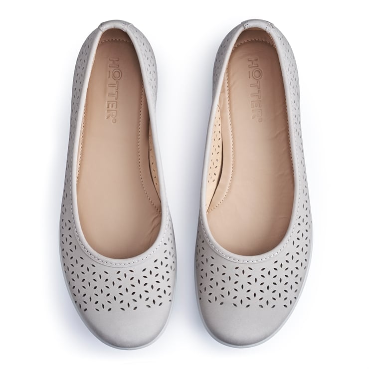 Hotter Livvy II Shoes Flint Grey