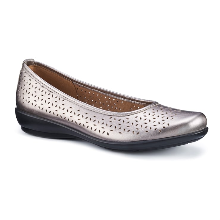 Hotter Livvy II Shoes Pewter