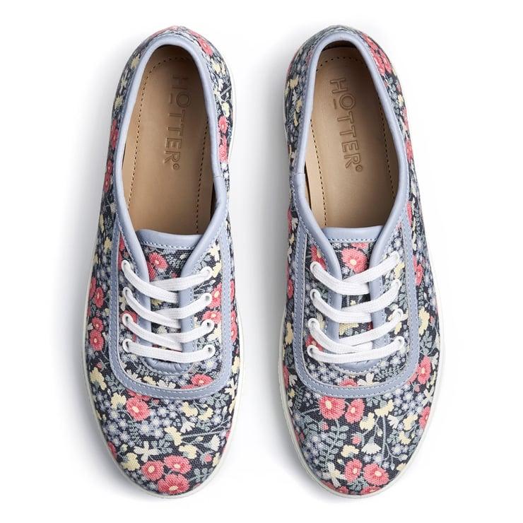 Hotter Mabel Trainers Navy Floral