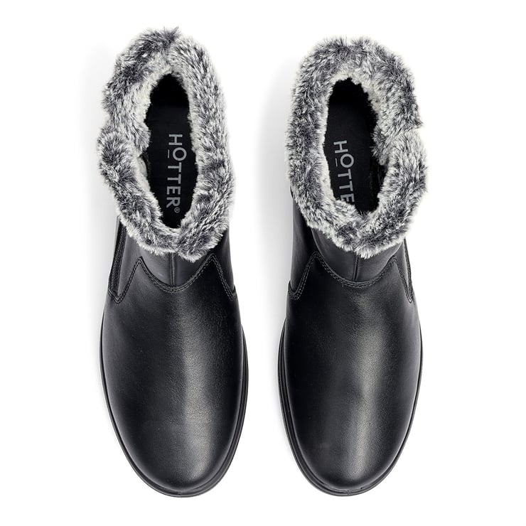 Hotter Manor Boots Black