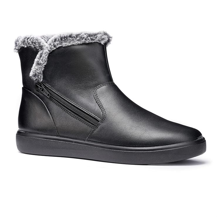 hotter Manor Boots Black