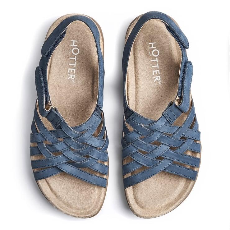 Hotter Maple Sandals Aquatic Blue
