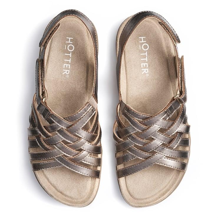 Hotter Maple Sandals Rose Gold