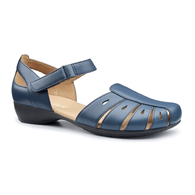 Hotter May Shoes French Navy