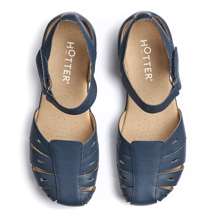 Hotter May Shoes French Navy