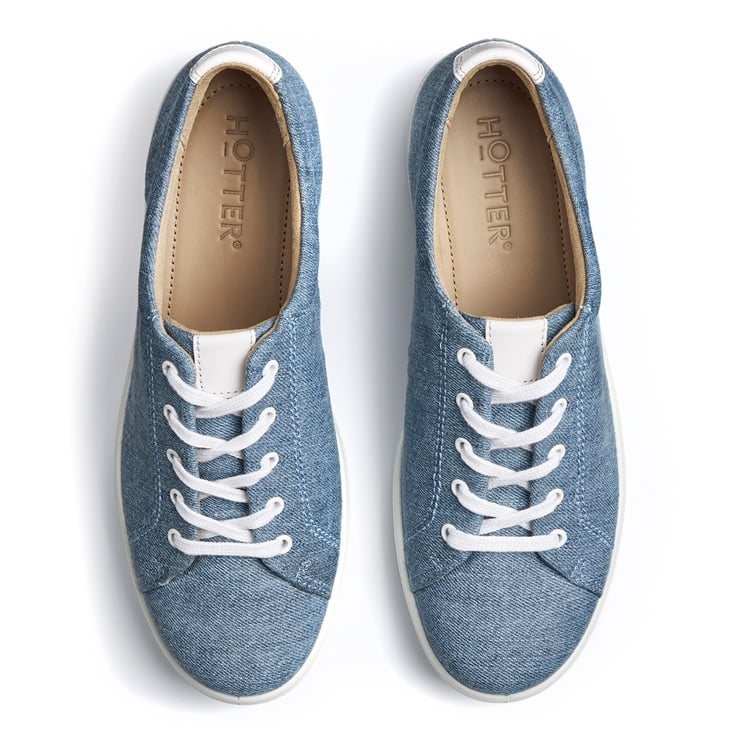 Hotter Molly Trainers Light Denim