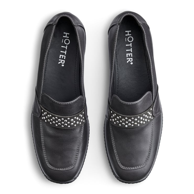 Hotter Mya Shoes Dark Grey