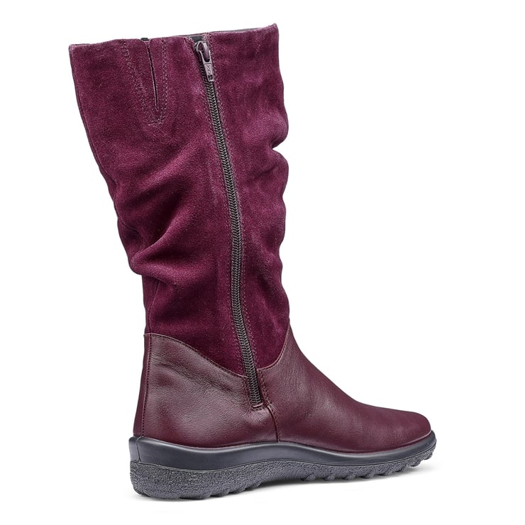 Hotter Mystery Boots Dark Cherry