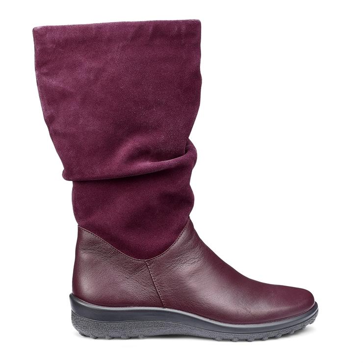 hotter Mystery Boots Dark Cherry