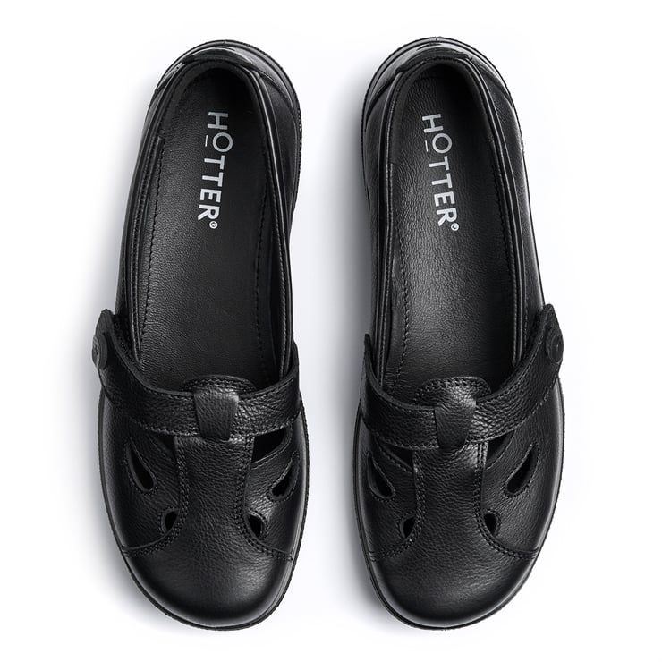 Hotter Nirvana Shoes Black
