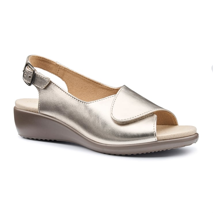 Hotter Olivia Sandals Soft Gold