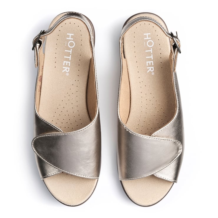 Hotter Olivia Sandals Soft Gold