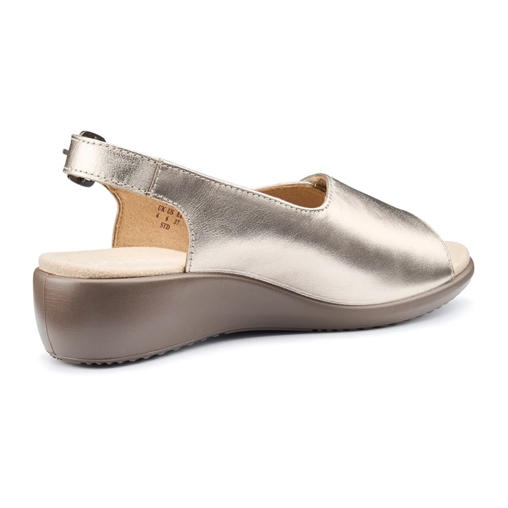 Hotter Olivia Sandals Soft Gold