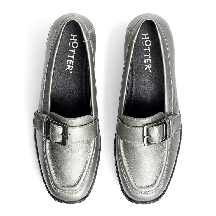 Hotter Opal Shoes Pewter